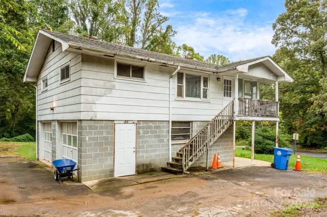 a view of a house with a patio