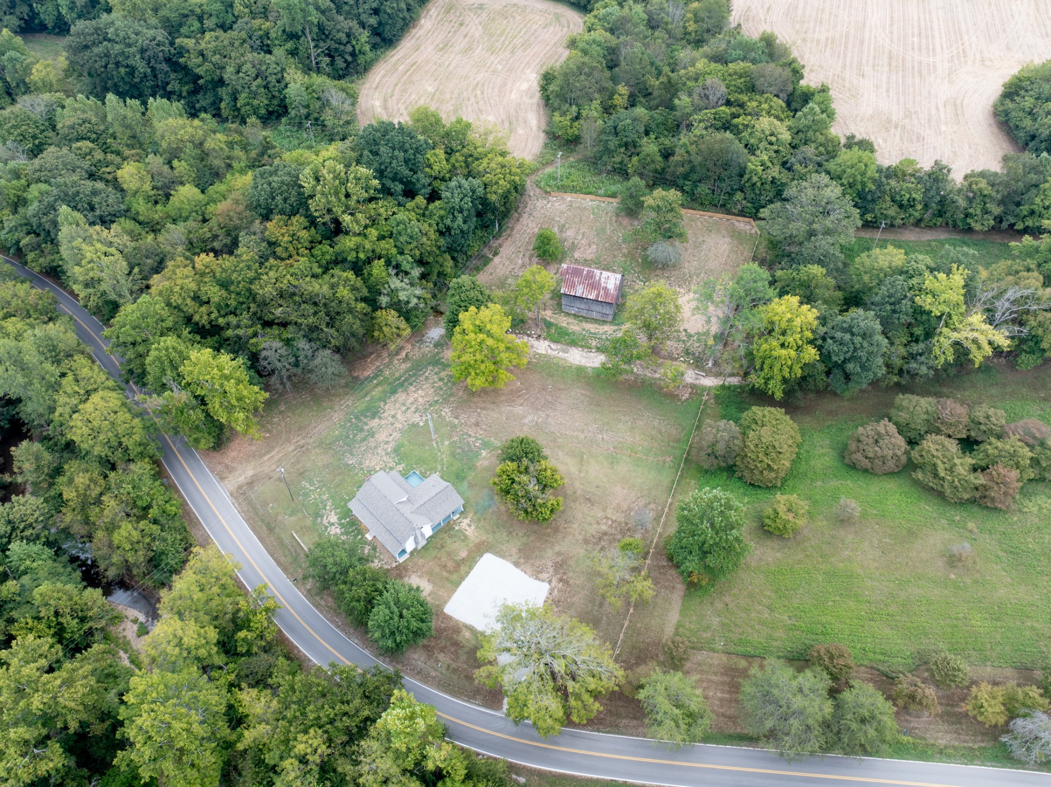 260 Old Highway 48 Charlotte, TN 37036 - Photo 61 of 71 an aerial view of a house with a yard