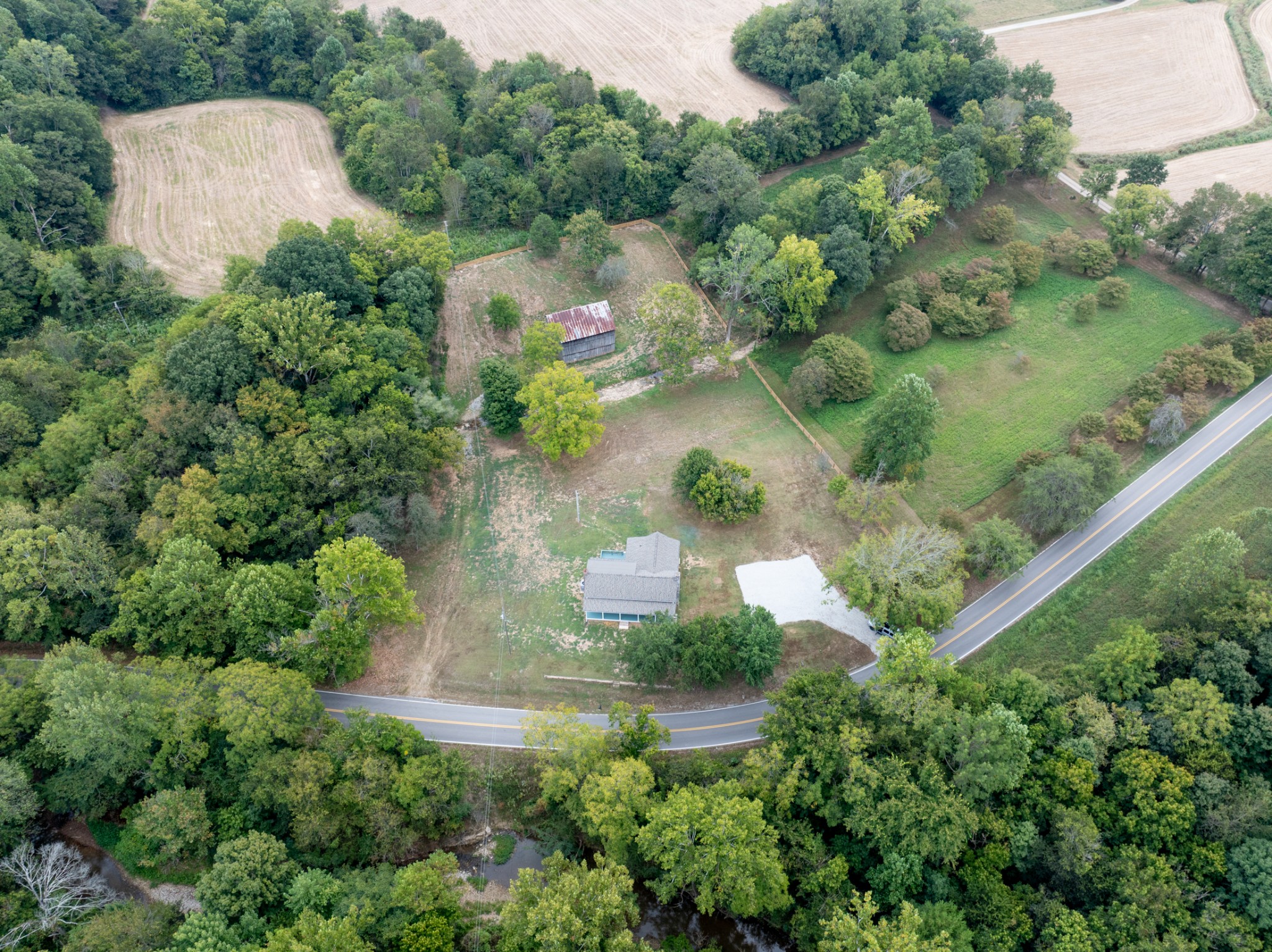 260 Old Highway 48 Charlotte, TN 37036 - Photo 62 of 71 an aerial view of a house with a yard