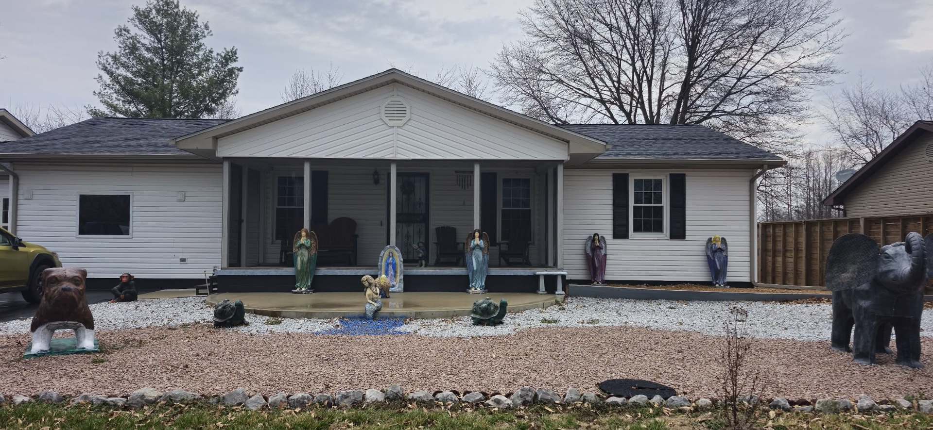 602 William Street Sesser, IL 62884 - Photo 2 of 39 a front view of a house with garden