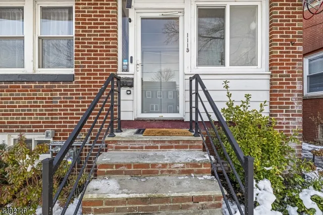 a view of a brick building