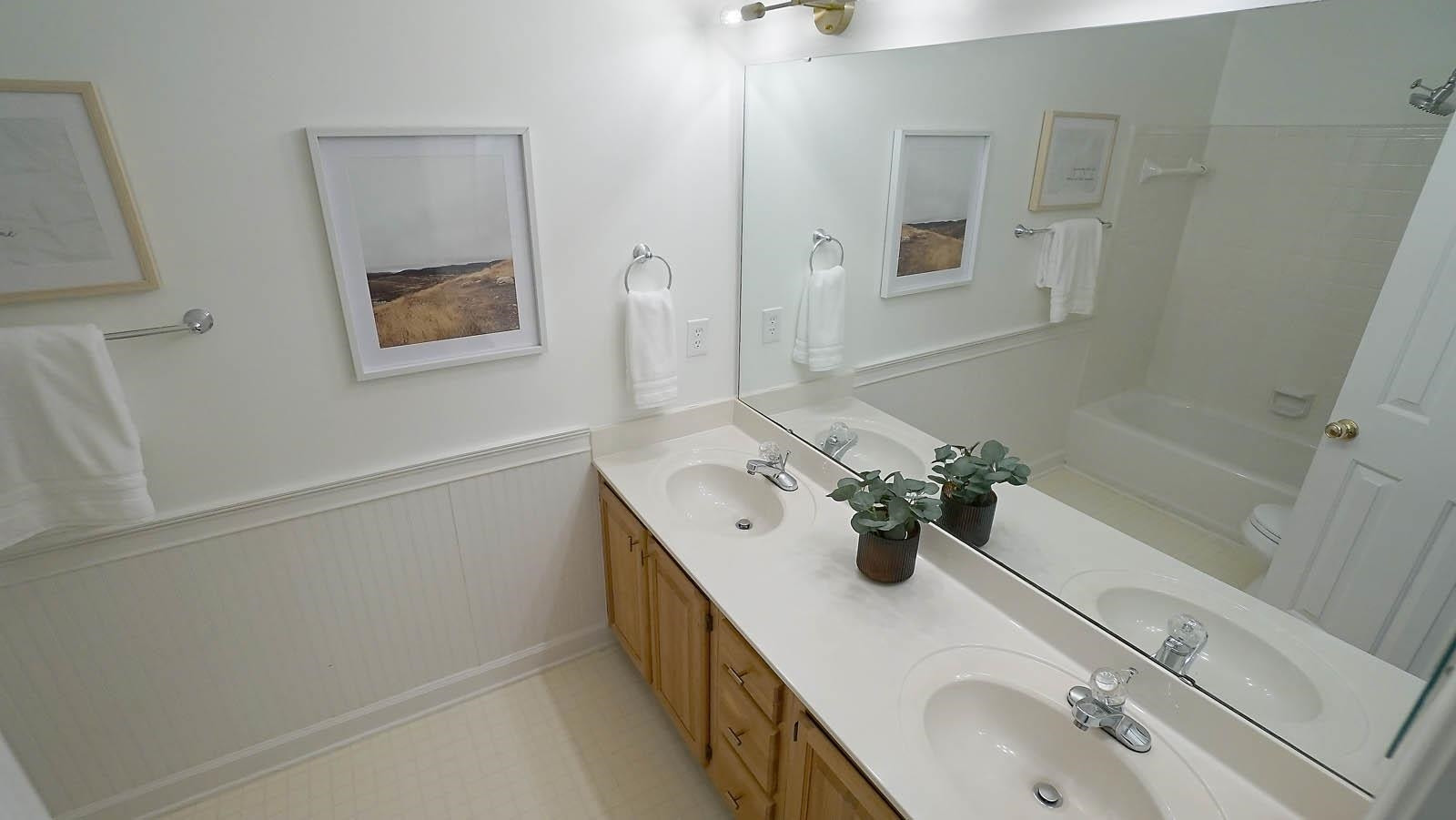 9005 Walking Stick Trail Raleigh, NC 27615 - Photo 27 of 34 Upstairs Bathroom