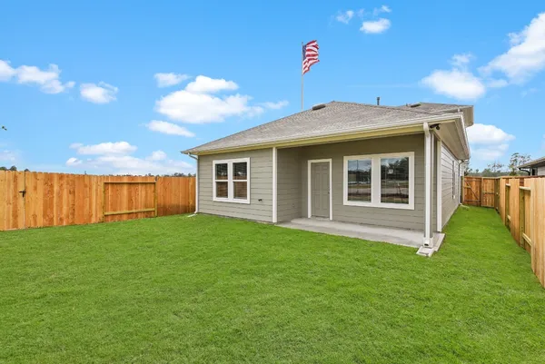 a view of an outdoor space with porch and furniture