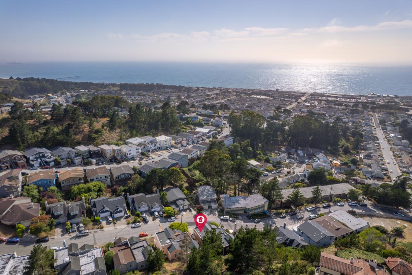 435 Norfolk Drive Pacifica, CA 94044 - Photo 25 of 28 an aerial view of a city