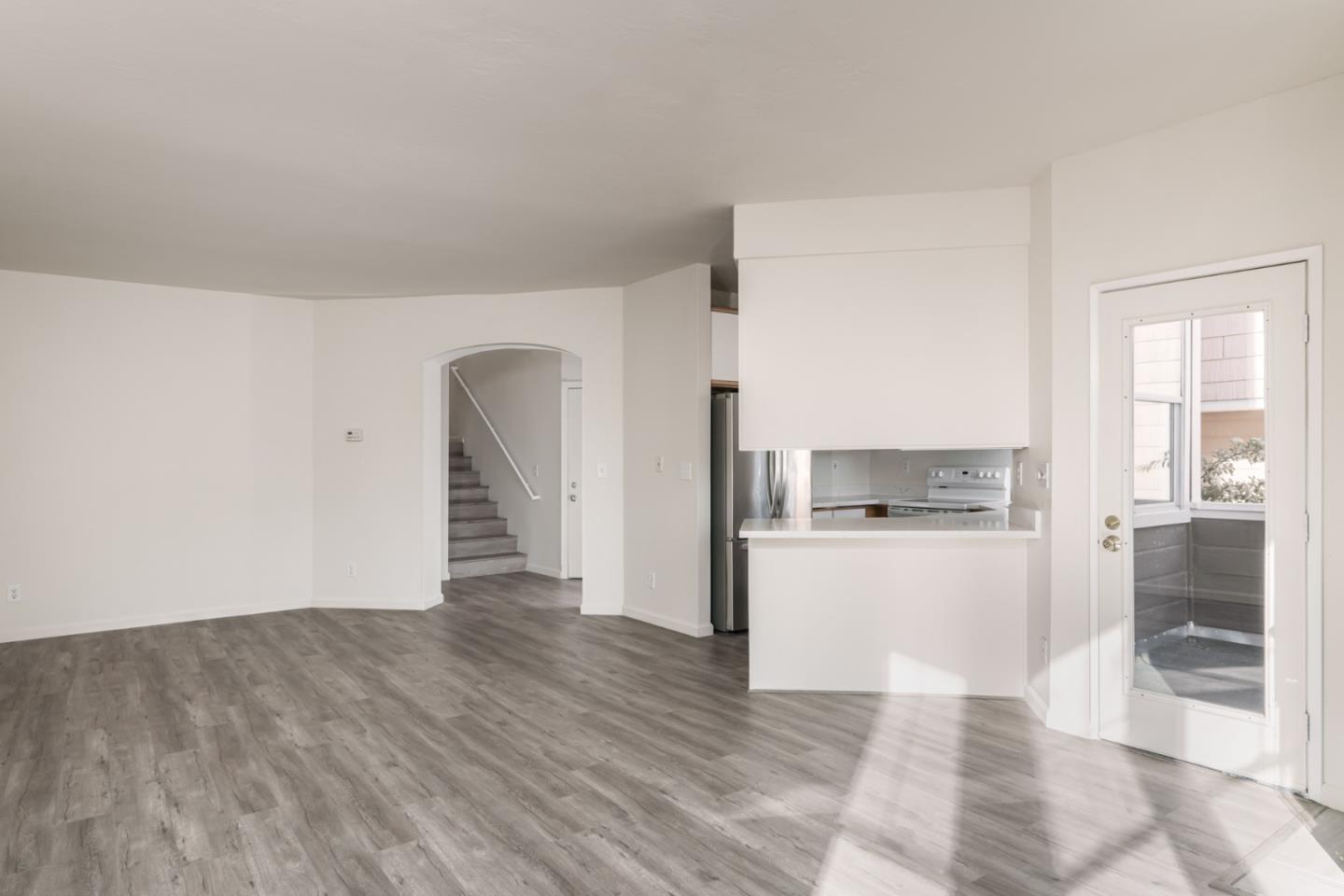 435 Norfolk Drive Pacifica, CA 94044 - Photo 3 of 28 a view of a kitchen cabinets and wooden floor