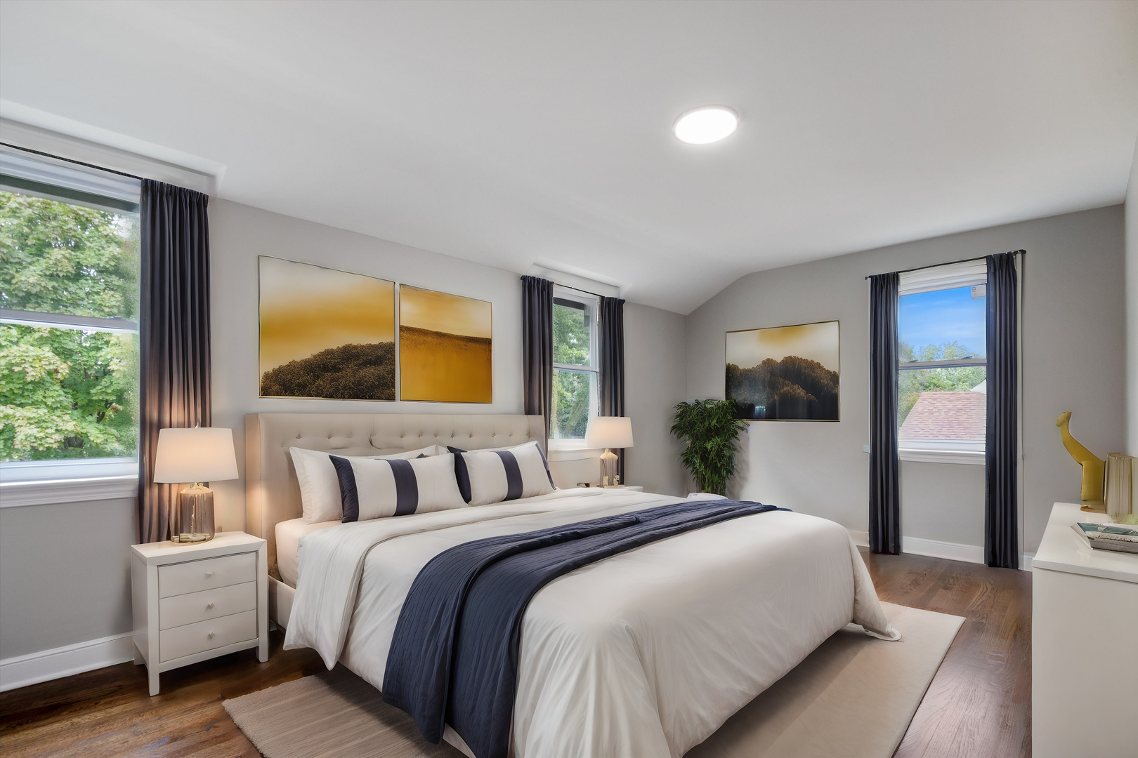 2513 5th Avenue North Riverside, IL 60546 - Photo 14 of 27 a bedroom with a bed and a large window