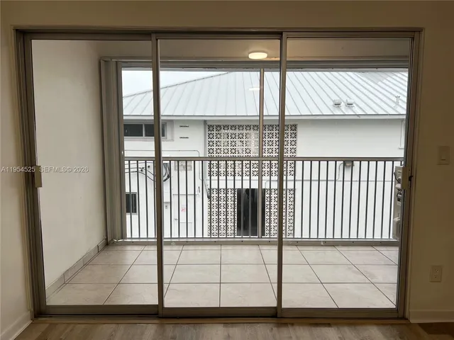 a view of front door