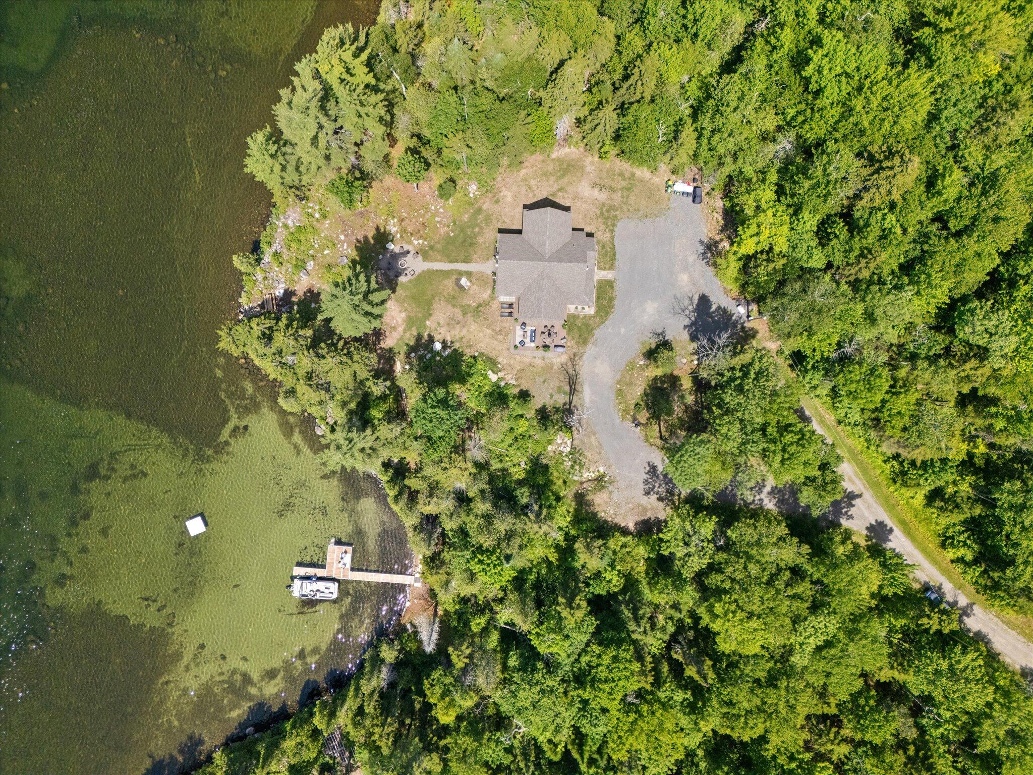622 Railroad Bed Road Milo, ME 04463 - Photo 69 of 87 Aerial overview...