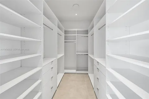 a view of walk in closet