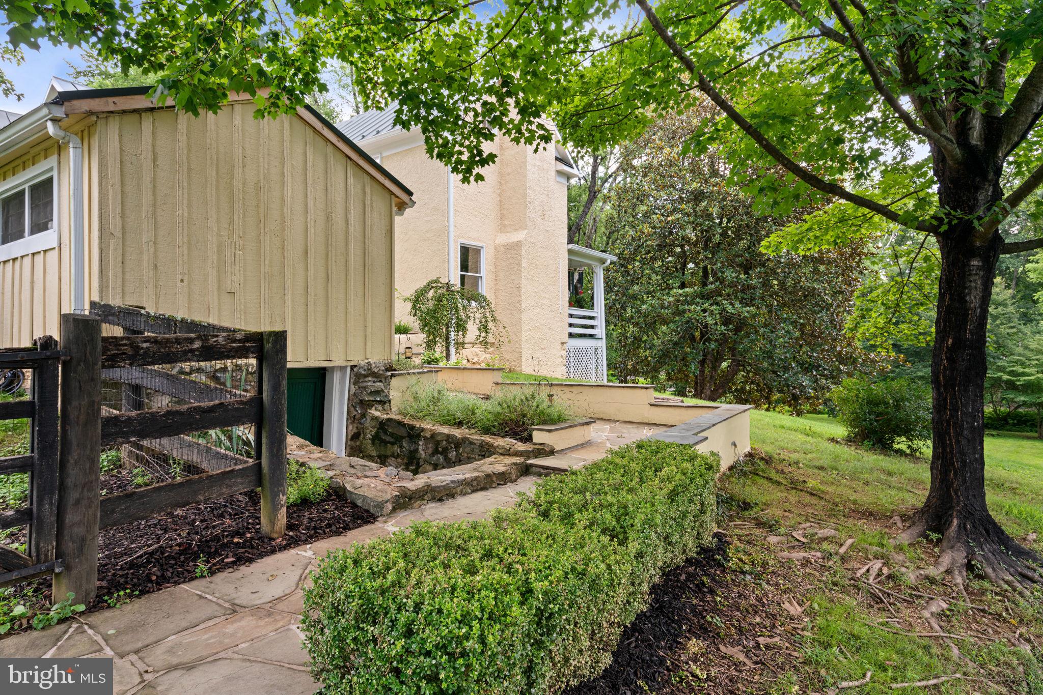 8520 Maidstone Road Delaplane, VA 20144 - Photo 6 of 67 Stone Pathway to Side Entrances
