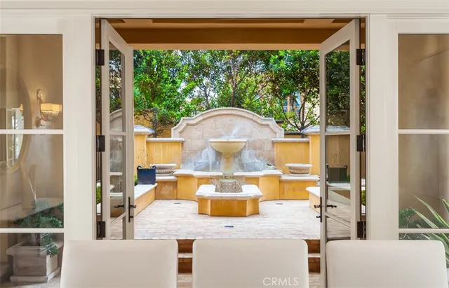 view of living room with furniture and a fireplace