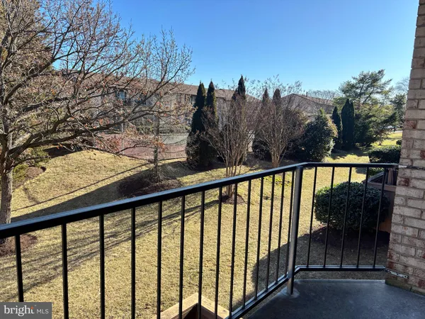 a view of a balcony with outdoor space