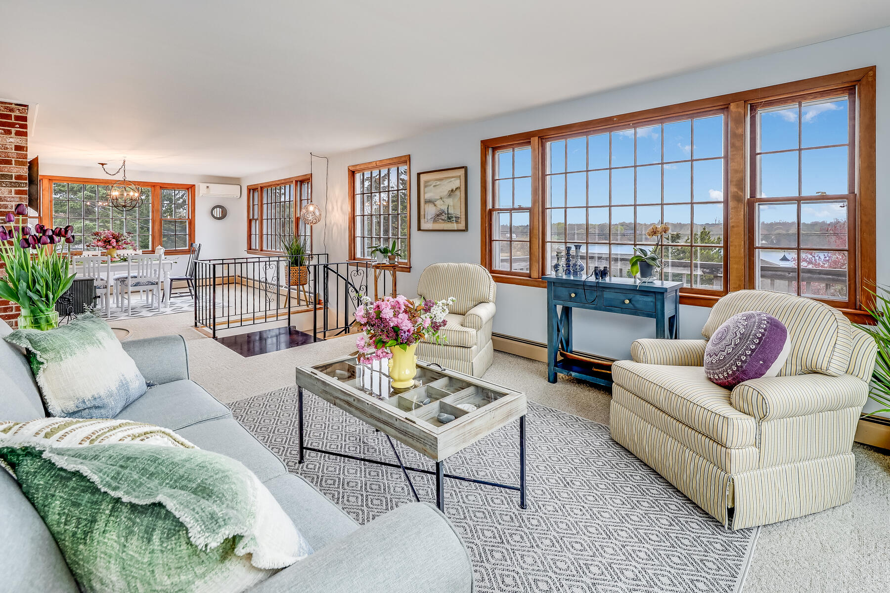 22 Ruggles Road Orleans, MA 02653 - Photo 11 of 38 a living room with furniture and a large window