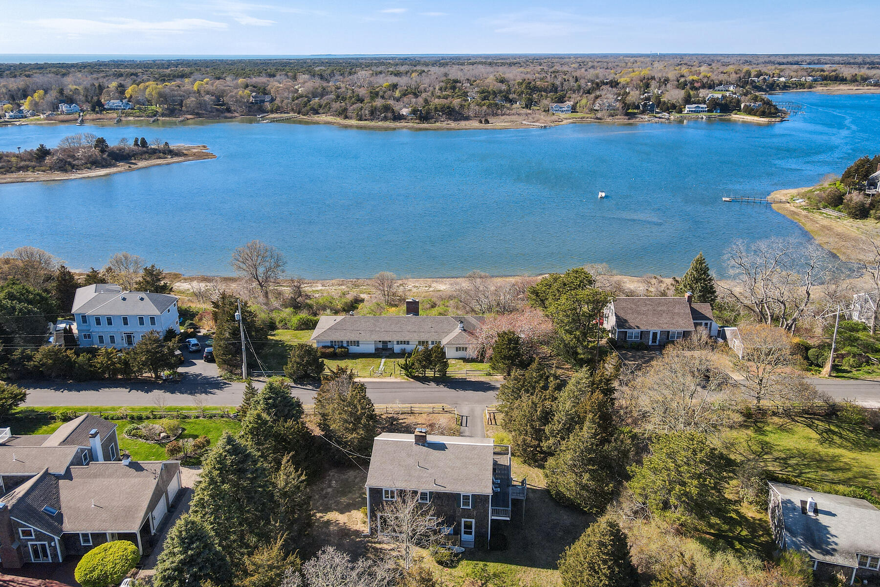 22 Ruggles Road Orleans, MA 02653 - Photo 32 of 38 an aerial view of residential houses with outdoor space