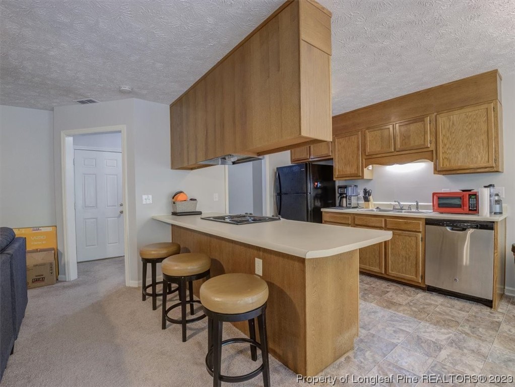 433 Wapiti Drive Spring Lake, NC 28390 - Photo 12 of 31 a kitchen with a sink a stove and a refrigerator