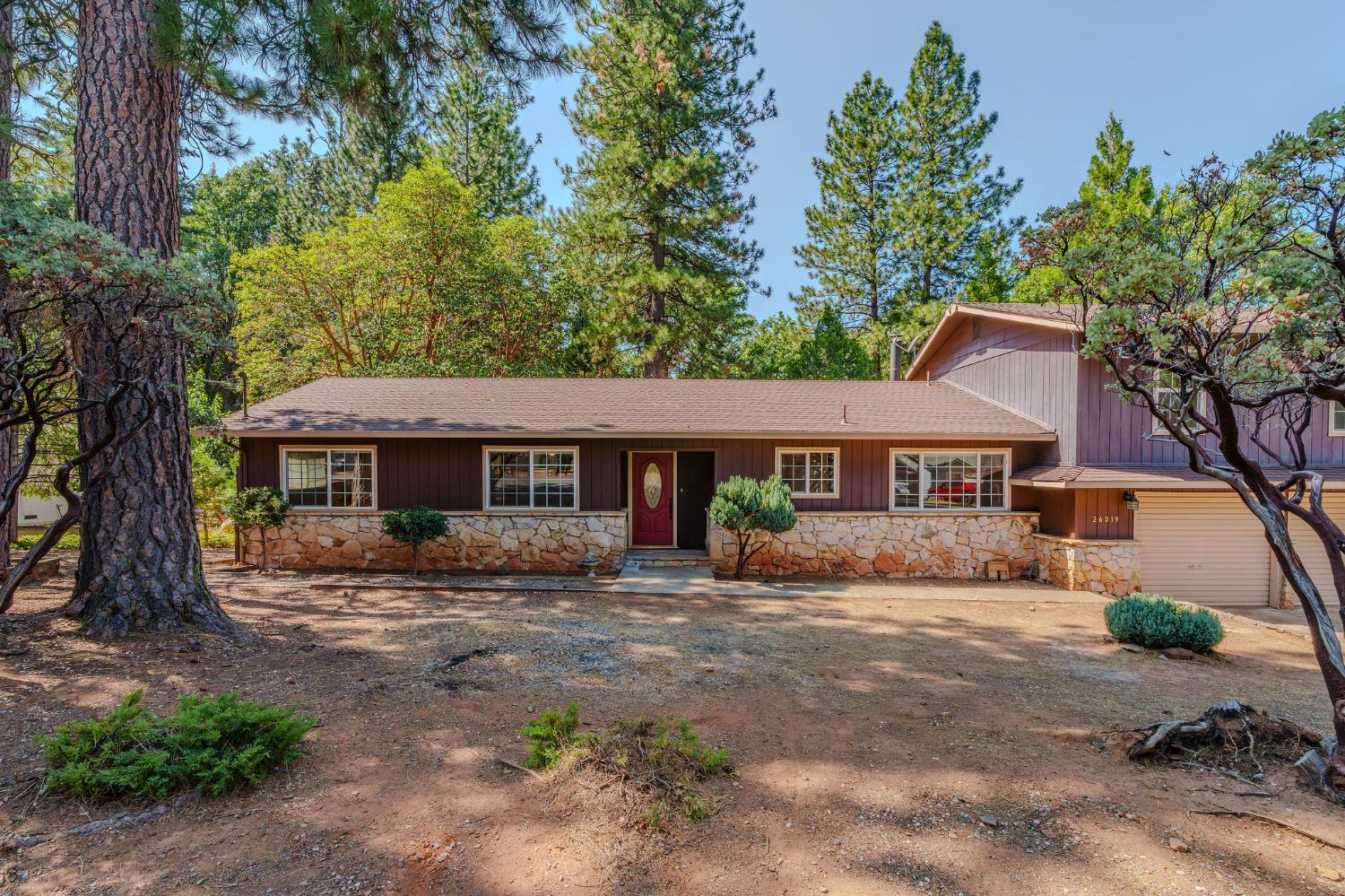 26019 Ridge Drive Pioneer, CA 95666 - Photo 52 of 75 a view of a house with a yard