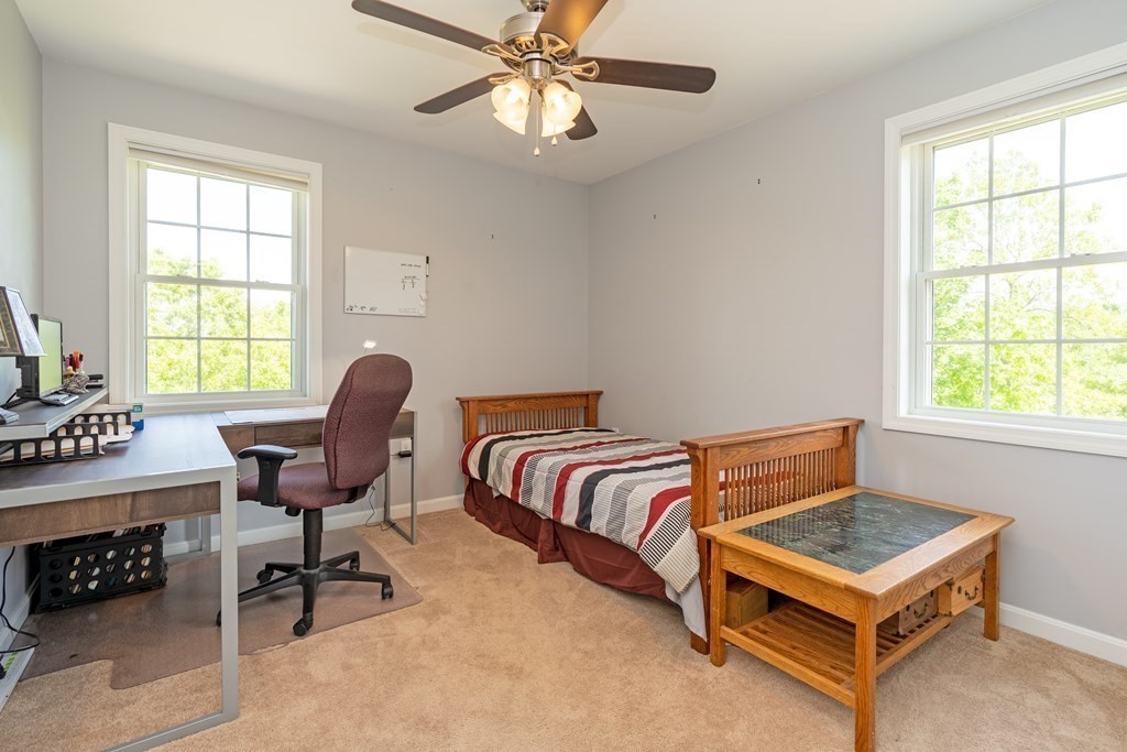 41 Waid Road Monson, MA 01057 - Photo 20 of 29 a bedroom with a bed and a window