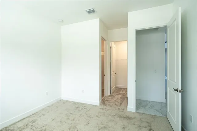 a view of an empty room