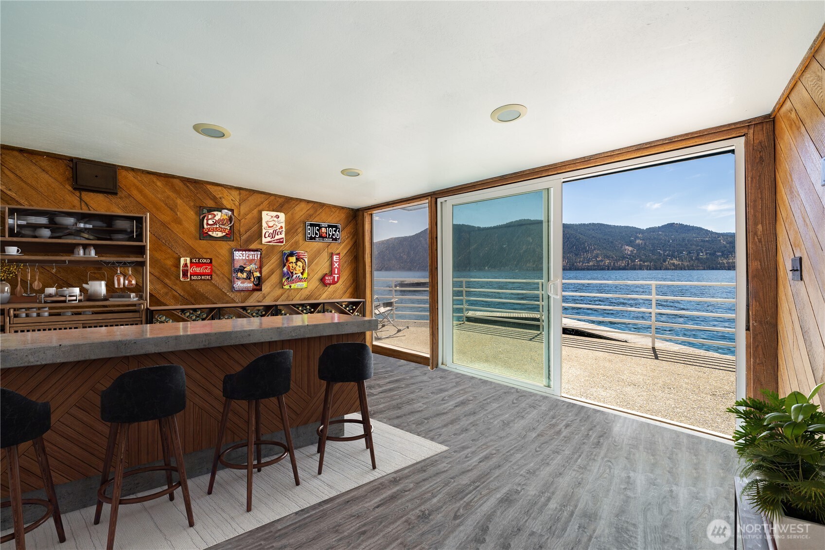665 Manson Boulevard Manson, WA 98831 - Photo 26 of 39 a kitchen with stainless steel appliances granite countertop a sink and cabinets