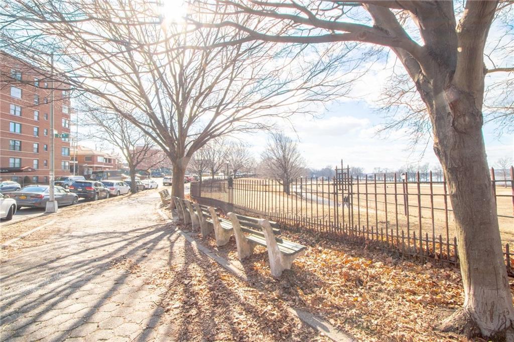 7259 Shore Road, Unit 6G Brooklyn, NY 11209 - Photo 28 of 30 a view of a yard with a tree