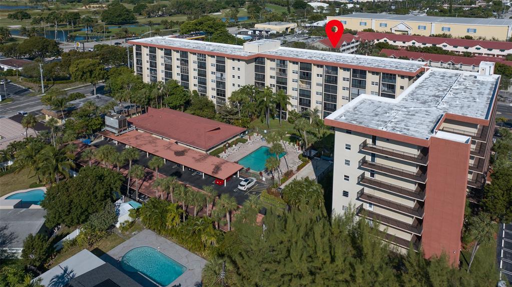 2350 Northeast 14th Street Causeway, Unit 609 Pompano Beach, FL 33062 - Photo 38 of 42 a aerial view of a house