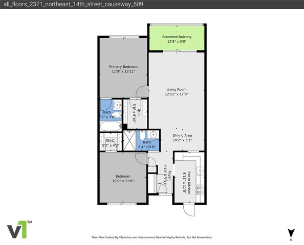 $250,000 | 2350 Northeast 14th Street Causeway, Unit 609, Pompano Beach, FL 33062