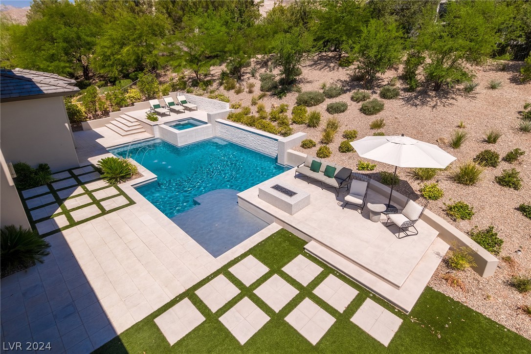 20 Lookout Ridge Drive Las Vegas, NV 89135 - Photo 7 of 55 Backyard