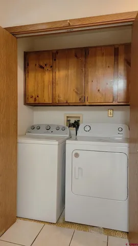 a view of a yard with an trees