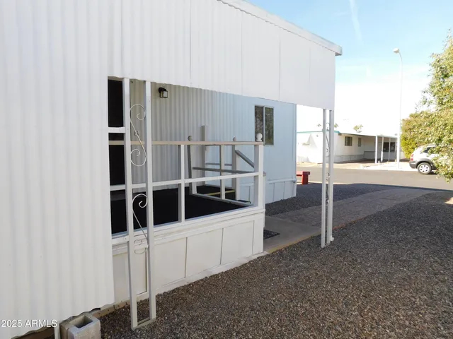 a view of front door