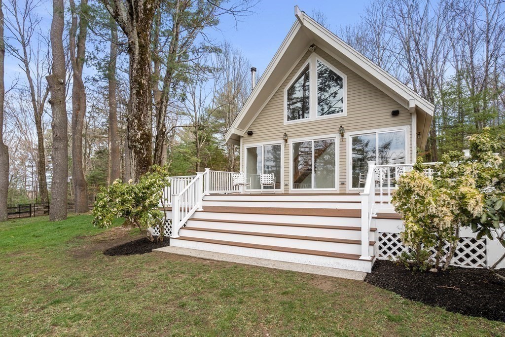 130 Farm Street Dover, MA 02030 - Photo 28 of 39 a view of house with backyard