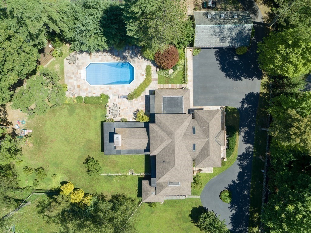 130 Farm Street Dover, MA 02030 - Photo 39 of 39 an aerial view of residential houses with yard