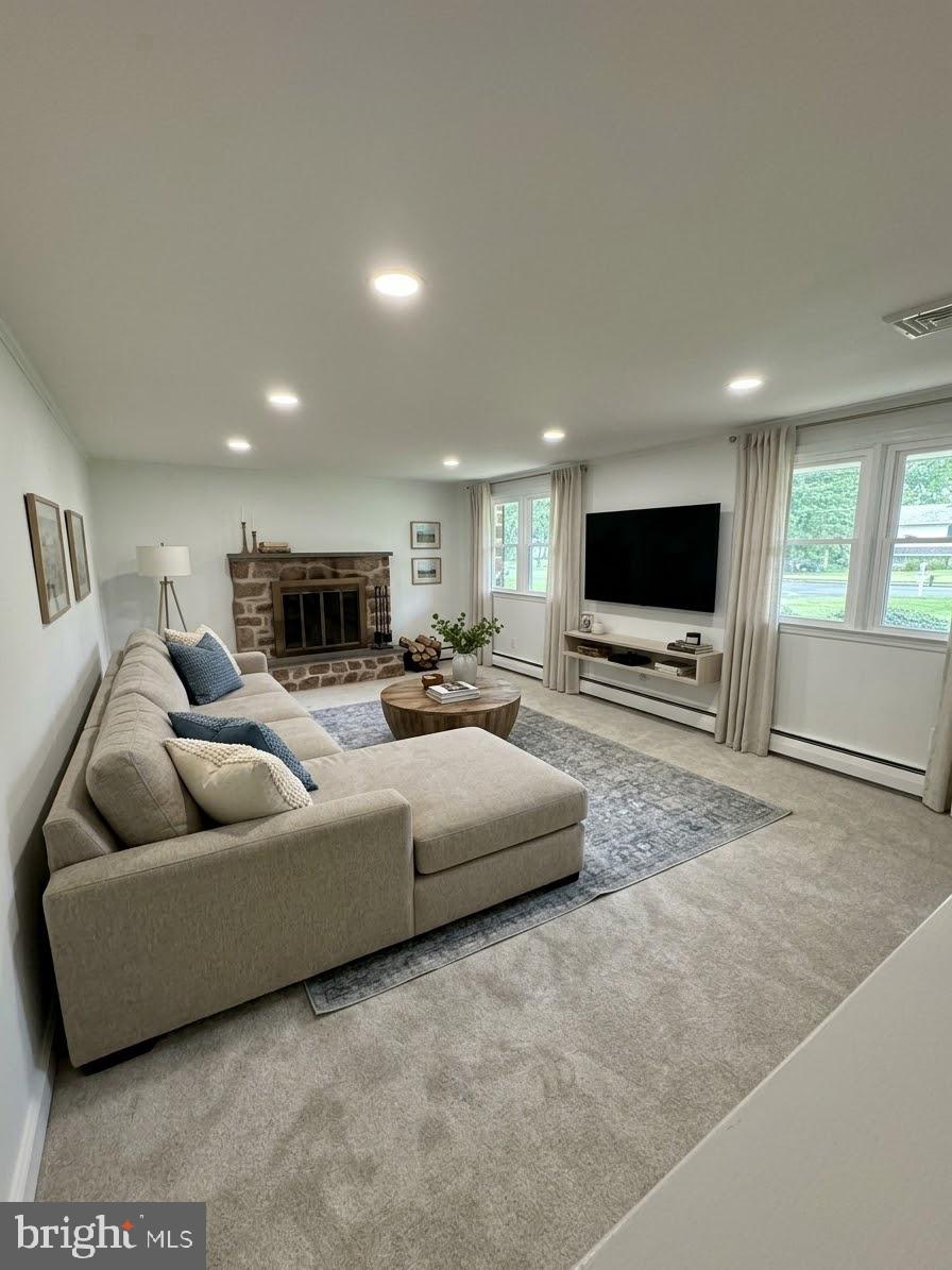 698 Beverly Road Southampton, PA 18966 - Photo 9 of 28 Lower Level Den Virtually staged
