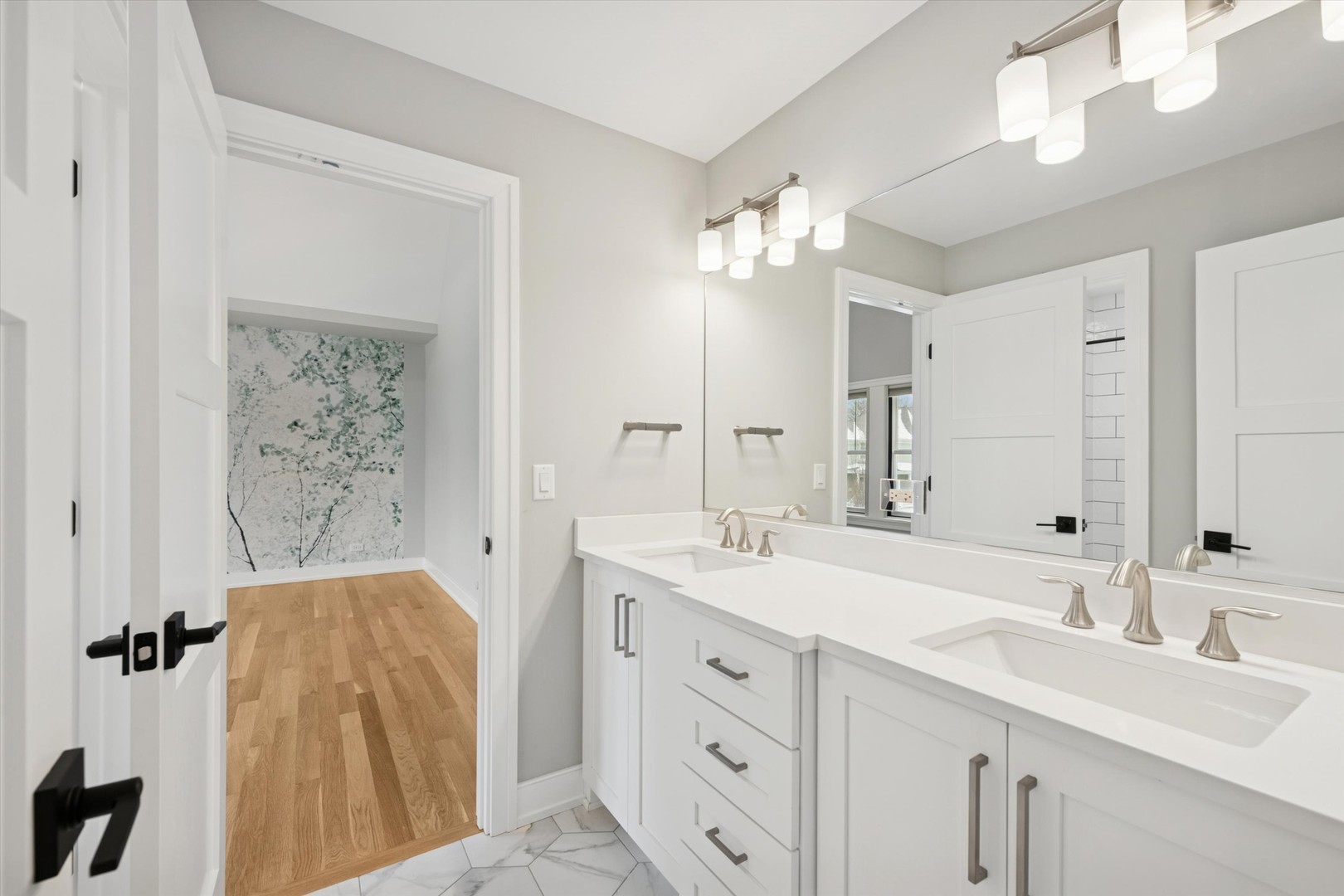 548 South Fairview Avenue Elmhurst, IL 60126 - Photo 29 of 44 a spacious bathroom with a double vanity sink mirror and double