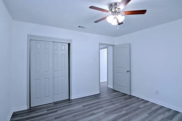 wooden floor in an empty room