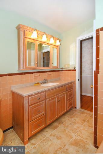 6425 Lignum Street Springfield, VA 22150 - Photo 26 of 30 a bathroom with a sink and a mirror