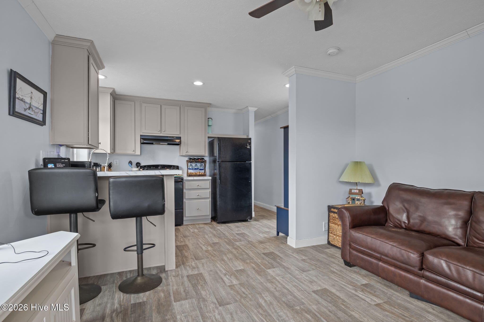 191 Old Carteret Road Smyrna, NC 28579 - Photo 22 of 39 move-in ready home, Open concept kitchen and living area in Smyrna NC