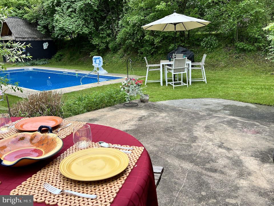 3059 Back Run Road Manheim, PA 17545 - Photo 16 of 19 a swimming pool with outdoor seating and yard