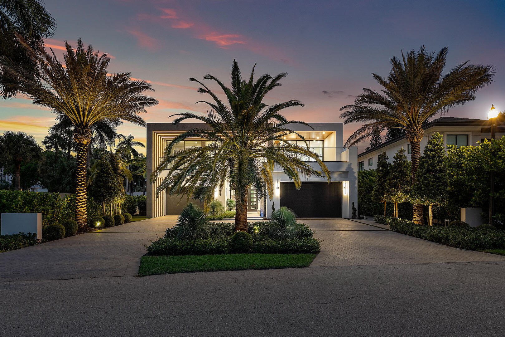 217 Thatch Palm Drive Boca Raton, FL 33432 - Photo 72 of 95 217_Thatch_Palm_Drive_Dusk_02