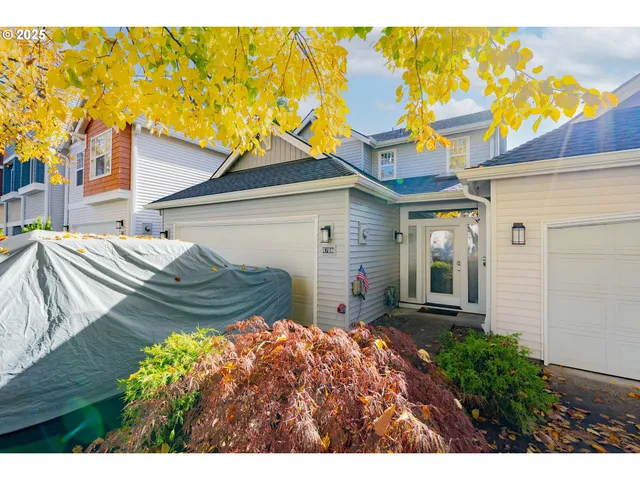 a view of a house with a patio
