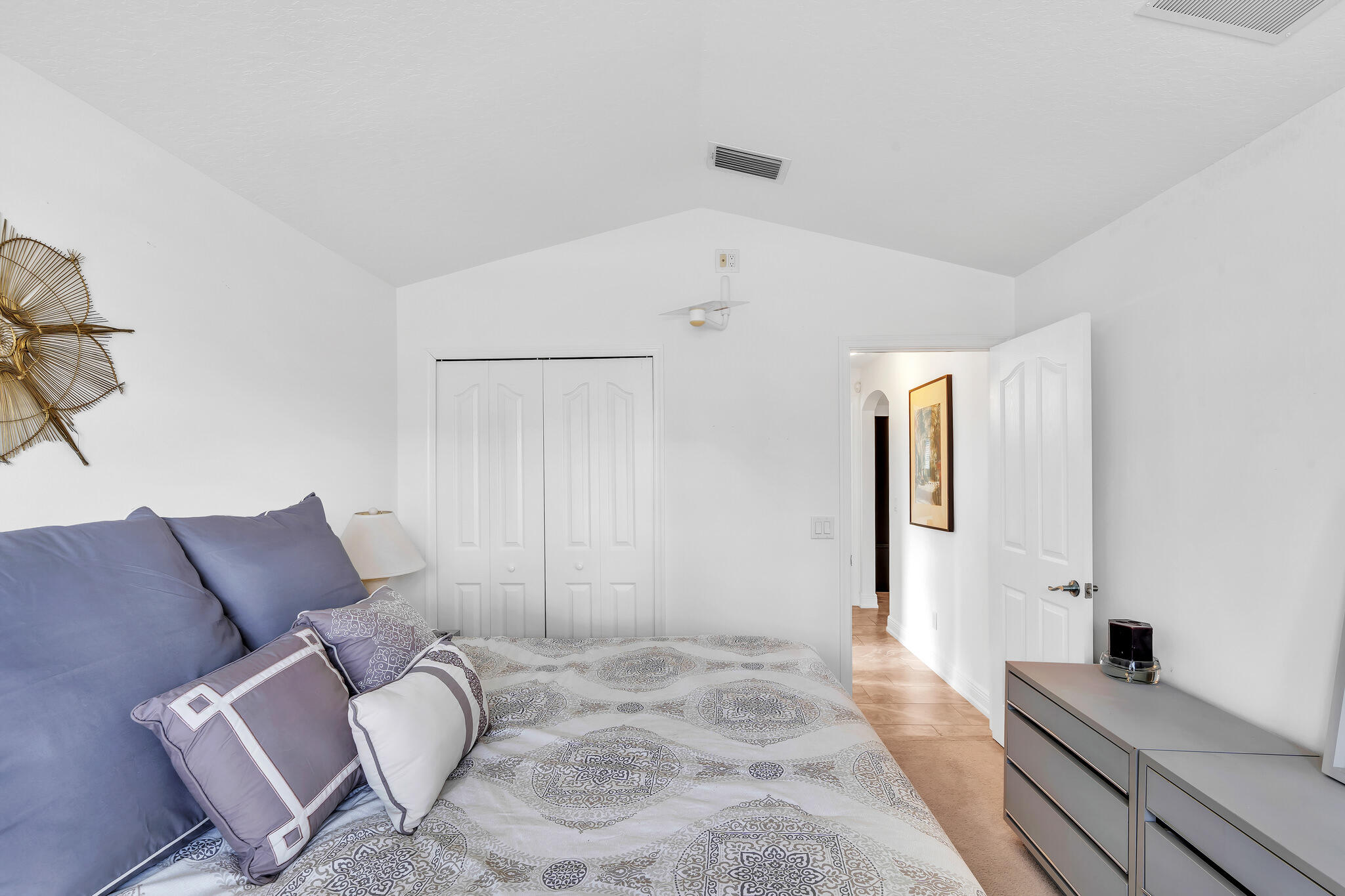 2400 Southeast Shipping Road Port St. Lucie, FL 34952 - Photo 46 of 57 3rd Guest Bedroom w/vaulted ceiling