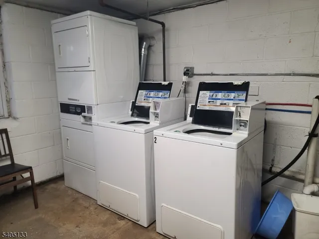 a room with table and chairs