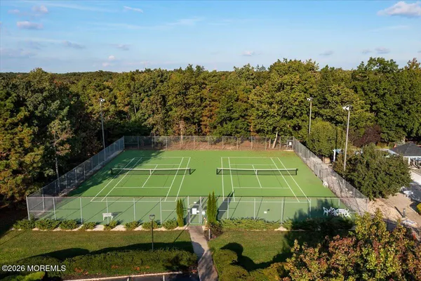 a view of a tennis court