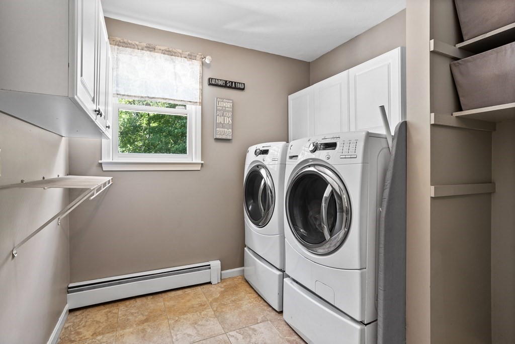 24 Devincent Drive Stow, MA 01775 - Photo 19 of 39 a utility room with dryer and washer