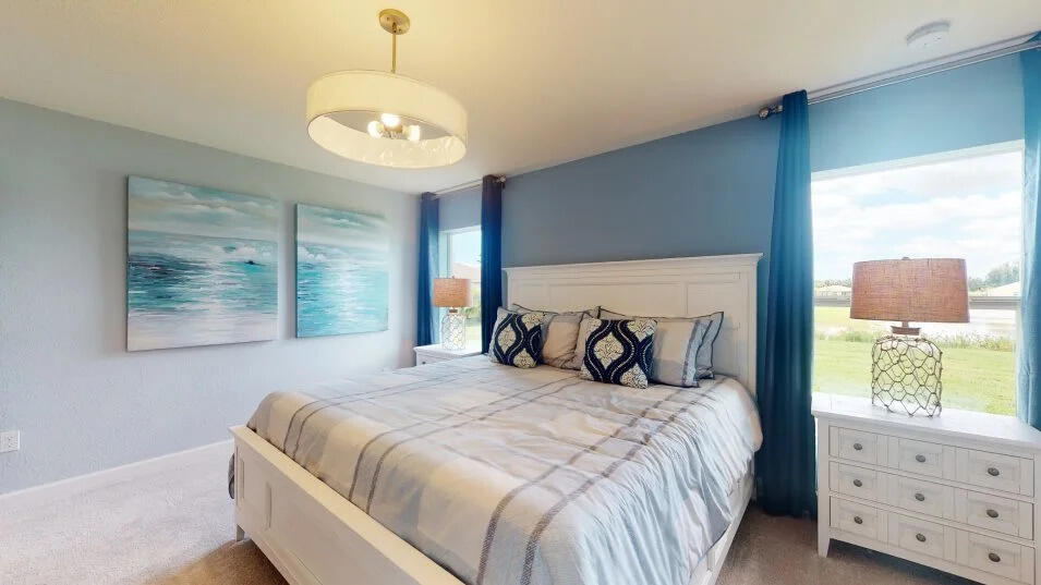 10453 Northwest Suncrest Loop Port Port St. Lucie, FL 34984 - Photo 6 of 11 a bedroom with a bed and a window