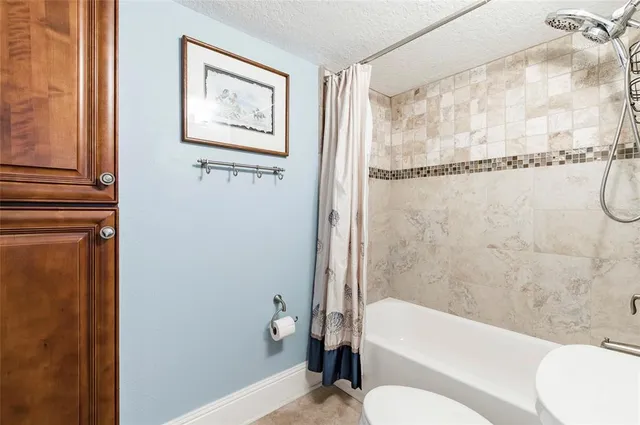 a bathroom with a toilet and a bathtub