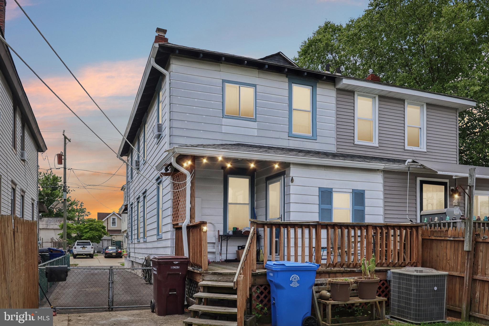 305 Filmore Street Riverside, NJ 08075 - Photo 28 of 32 a front view of a house with outdoor seating