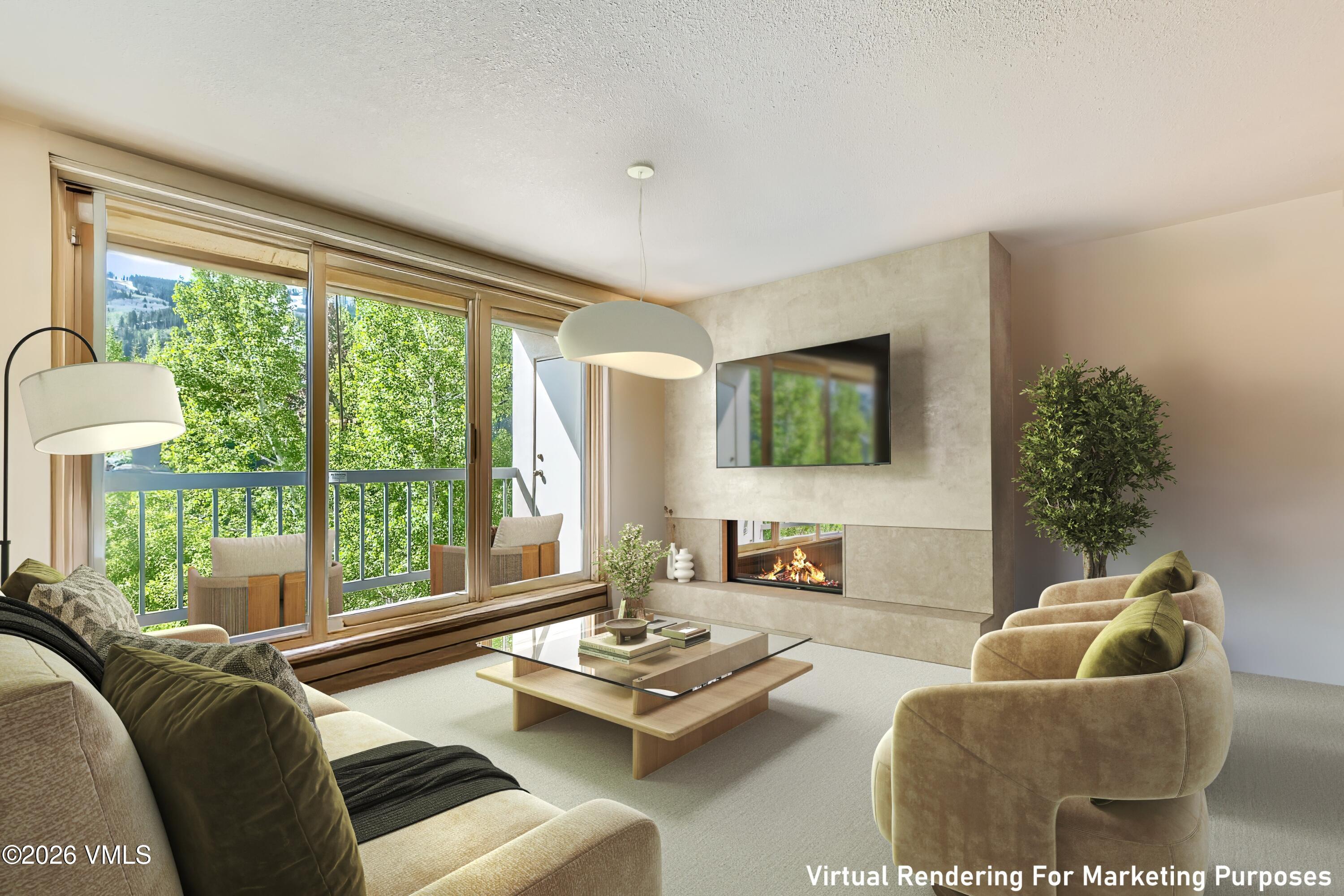 1120 Village Road, Unit 306 Beaver Creek, CO 81620 - Photo 2 of 26 03 Living Room