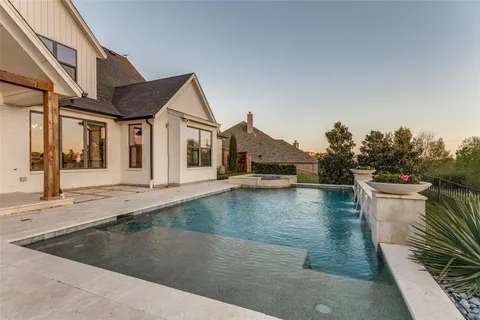 a view of a house with pool
