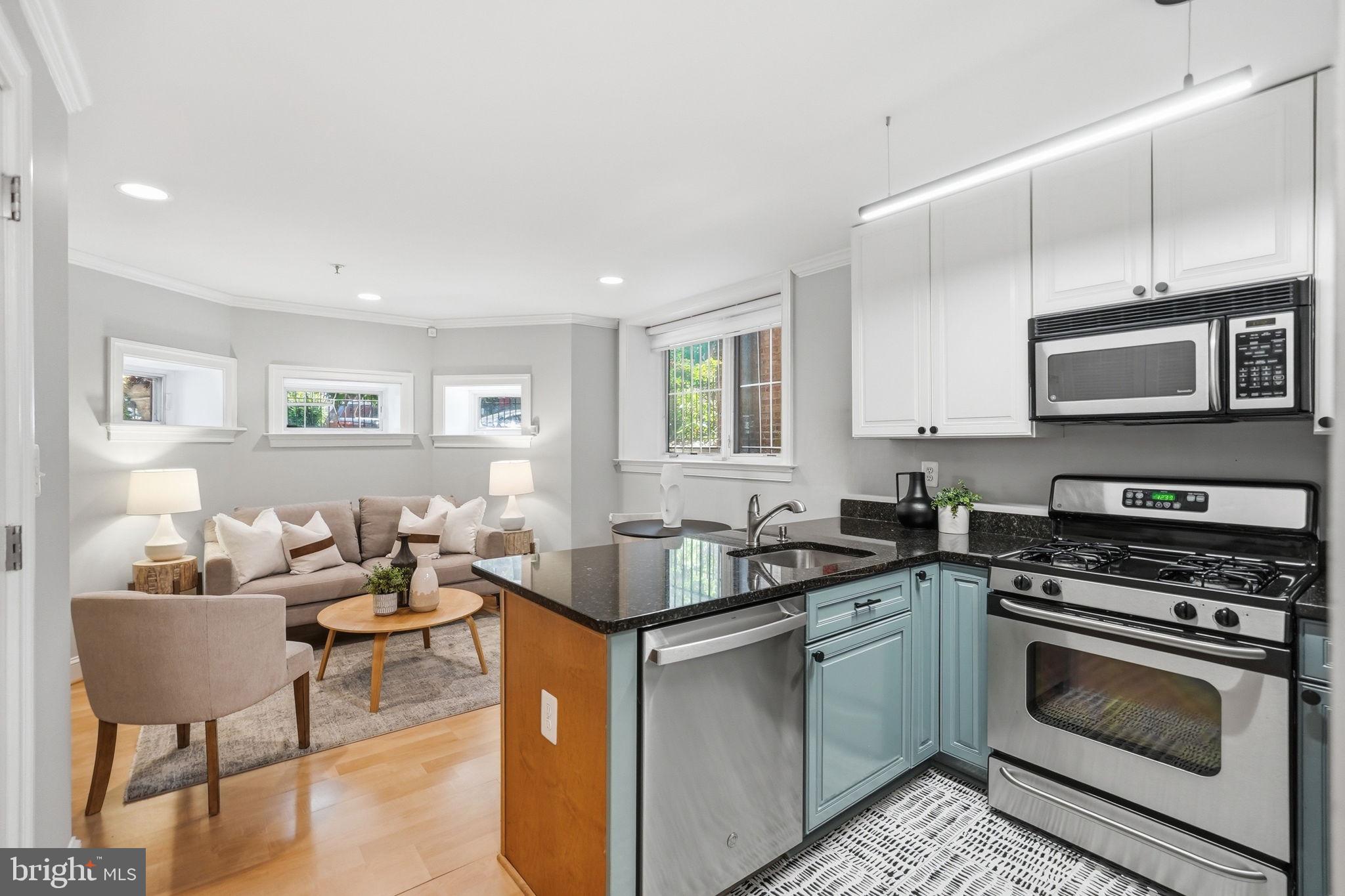 1740 18th Street Northwest, Unit T2 Washington, DC 20009 - Photo 14 of 14 Bright Open Floor Plan