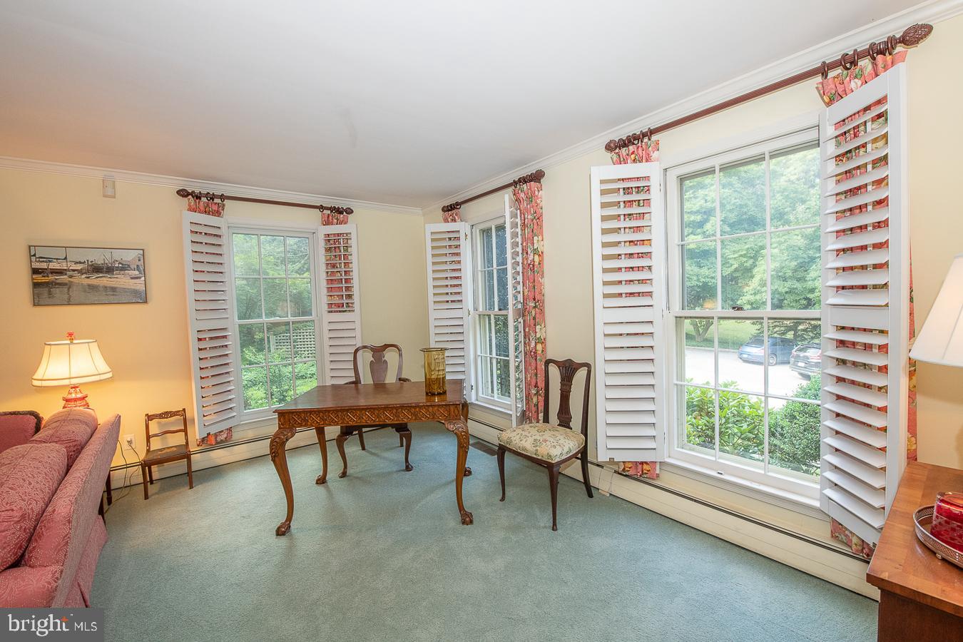 237 Ladbroke Road Bryn Mawr, PA 19010 - Photo 5 of 63 living room with plantation shutters
